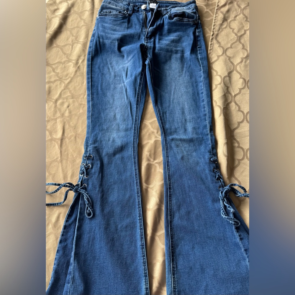 VENUS Blue Flare & Wide Leg Jeans